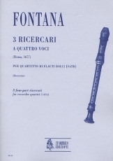 3 four-part Ricercari for Recorder Quartet - click here