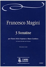 3 Sonatinas for Descant Recorder and Continuo - click here