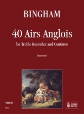 40 Airs Anglois for Treble Recorder and Continuo - click here