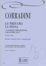 La Treccha, La Pessa. 2 Instrumental four-part Canzonas (Venezia 1624) - click here