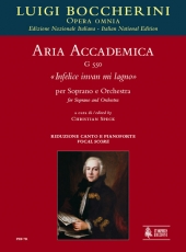 Aria accademica G 550 Infelice invan mi lagno for Soprano and Orchestra - click here
