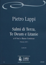 Salmi di Terza, Te Deum e Litanie for 8 Voices and Continuo - click here