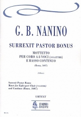 Surrexit Pastor Bonus. Motet for Eigth-part Choir (SATB-SATB) and Continuo - click here