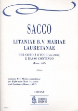 Litaniae B.V. Mariae Lauretanae for Eigth-part Choir (SATB-SATB) and Continuo - click here