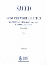 Veni Creator Spiritus. Motet for 8 Voices (SATB-SATB) and Continuo - click here