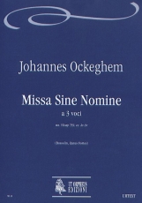 Missa sine nomine for 3 Voices - click here