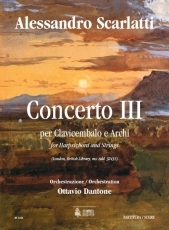 Concerto III, for Harpsichord and Strings - click here