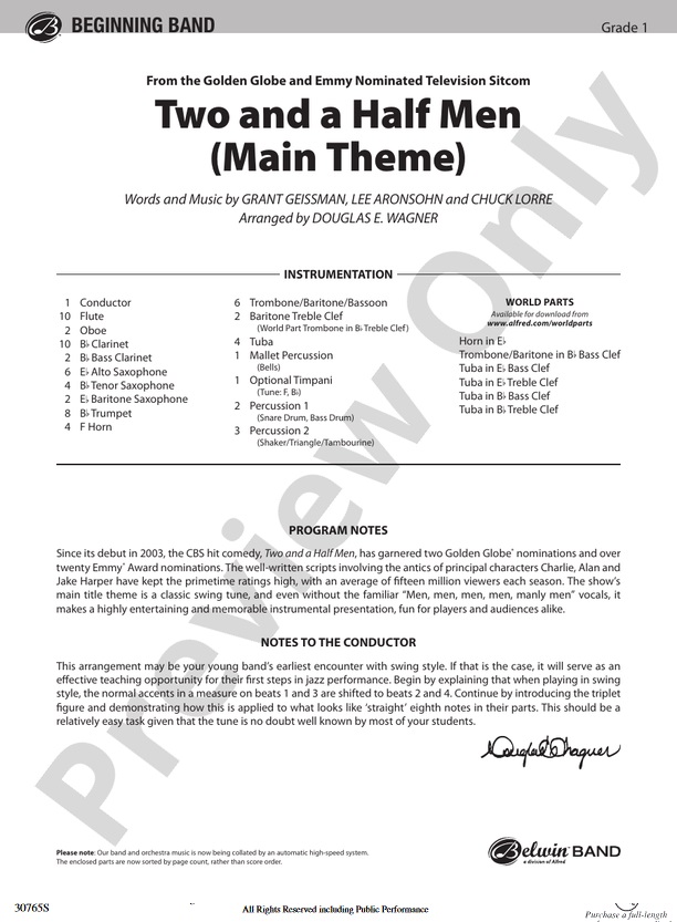 Two and a Half Men (Main Theme) - click here