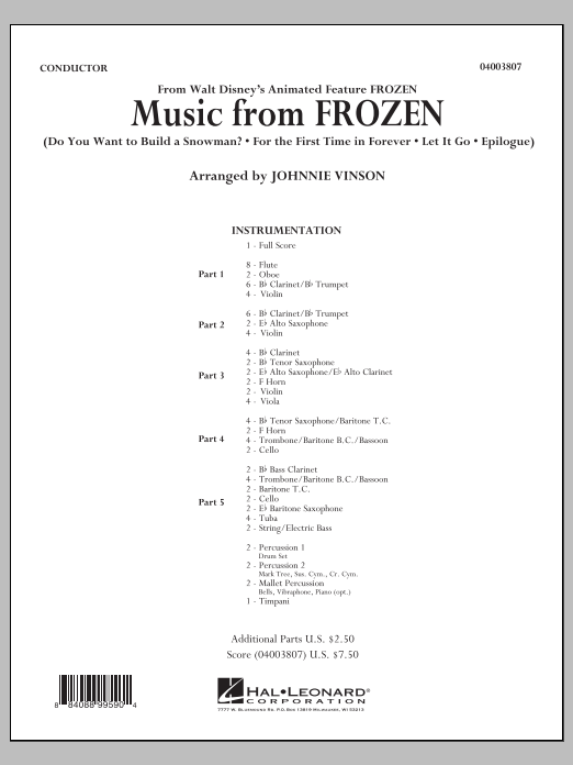 Music from Frozen - click here