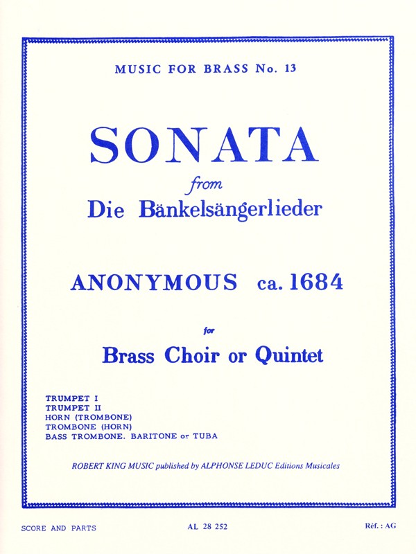 Sonata from 'Die Bänkelsängerlieder' - click here Sonata from 'Die Bänkelsängerlieder' - click here