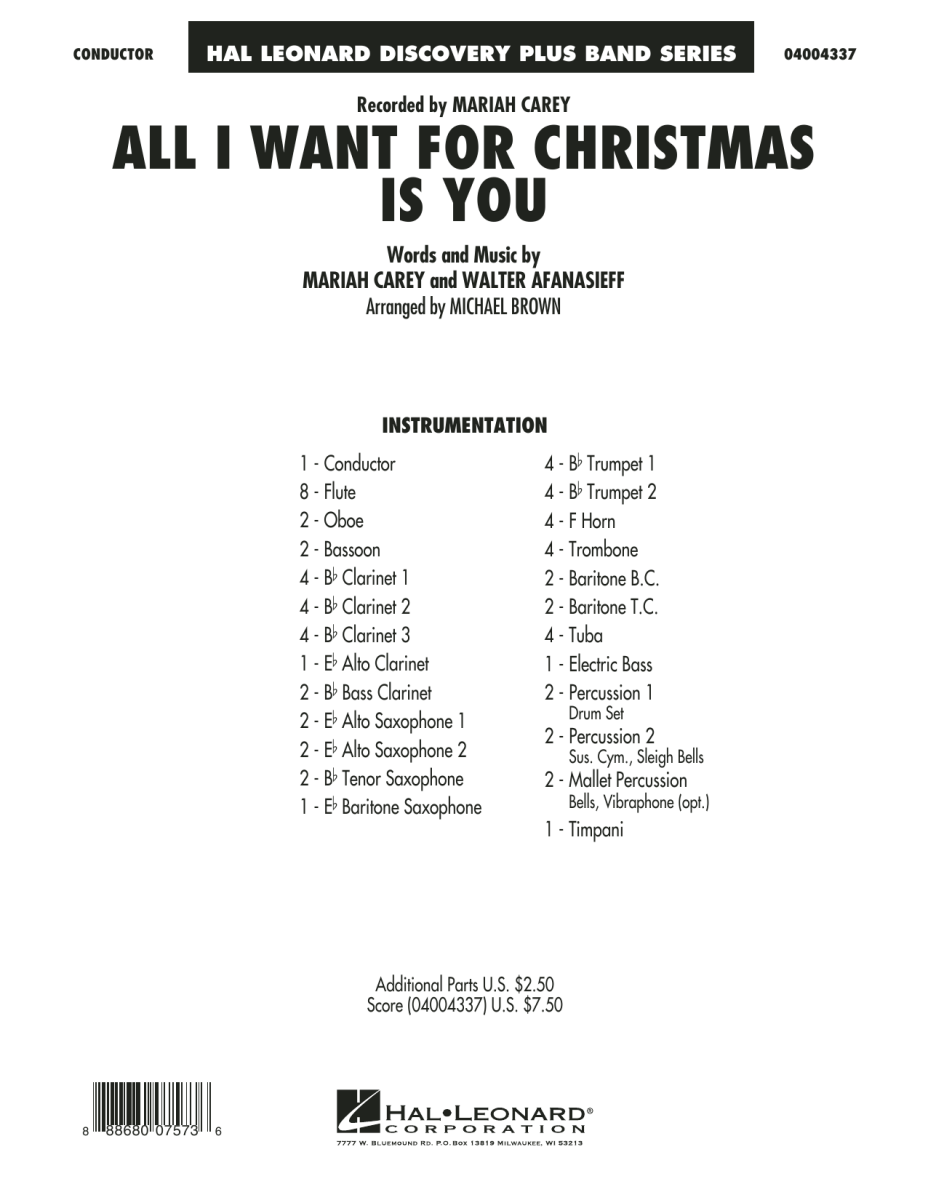 All I Want for Christmas Is You - click here