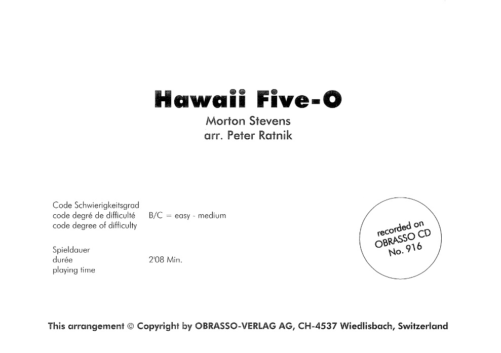 Hawaii Five-O - click here