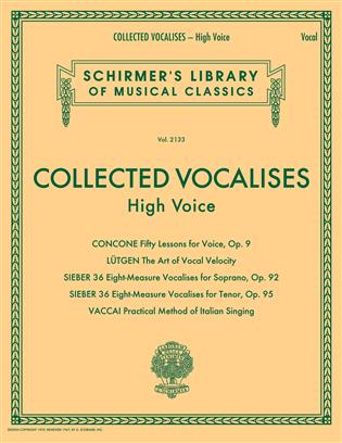 Collected Vocalises: High Voice - click here