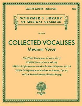 Collected Vocalises: Medium Voice - click here