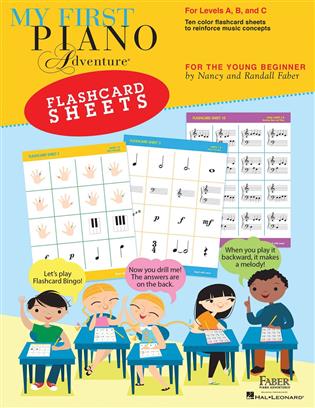 My First Piano Adventure - Flashcard Sheets - click here
