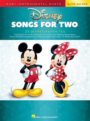 Disney Songs for Two Alto Saxes - click here