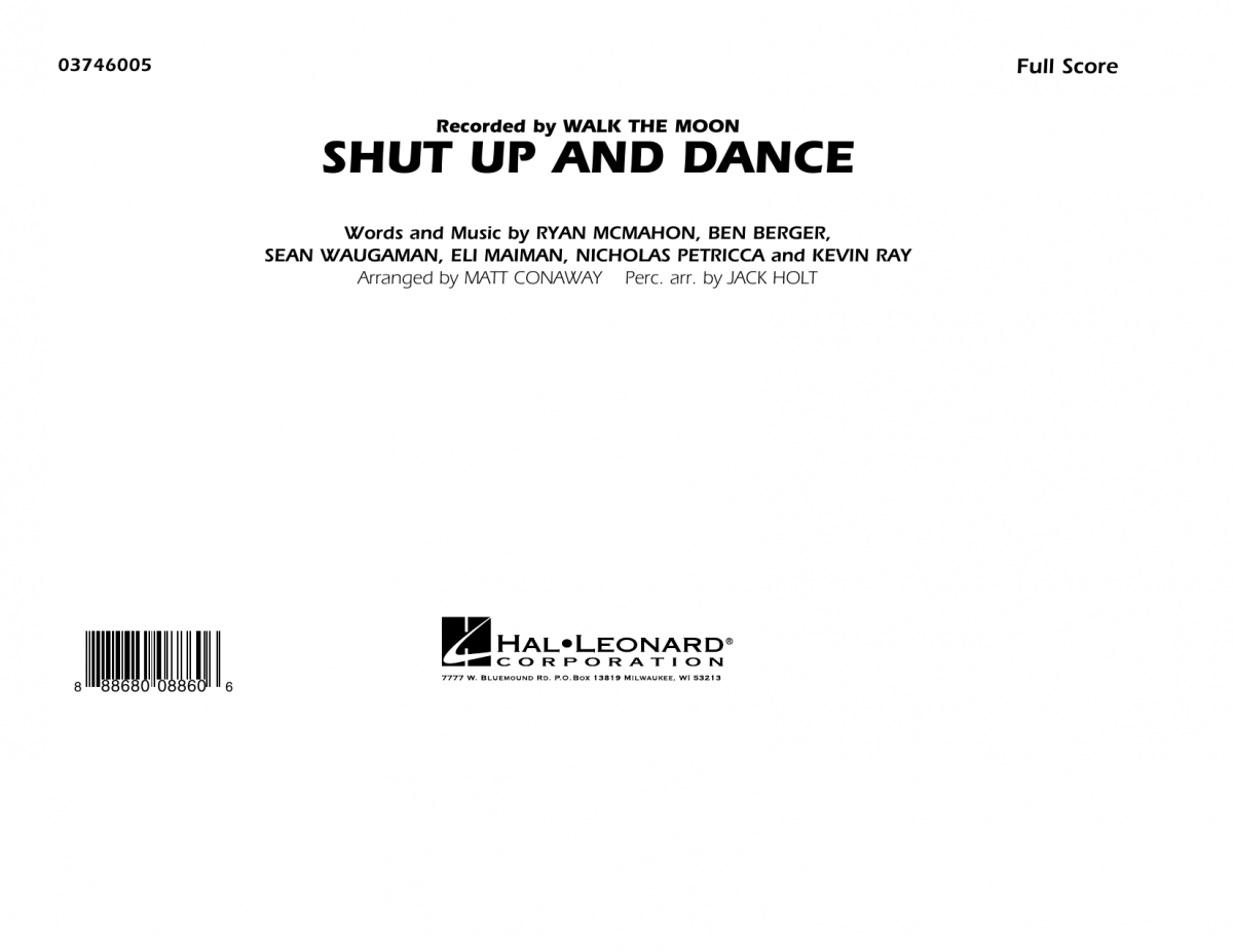 Shut Up and Dance - click here