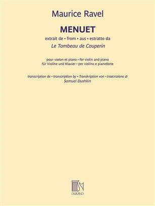 Menuet (extrait du Tombeau de Couperin) - click here Menuet (extrait du Tombeau de Couperin) - click here