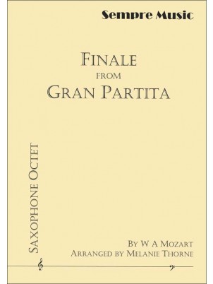 Finale from Gran Partita (Sax Octet) - click here