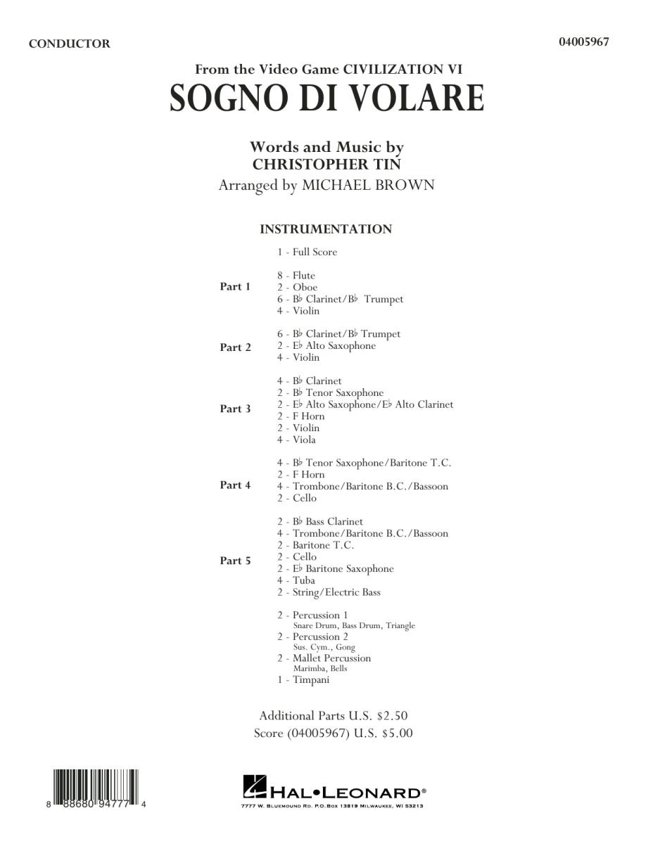 Sogno di Volare (from 'Civilization VI') - click here