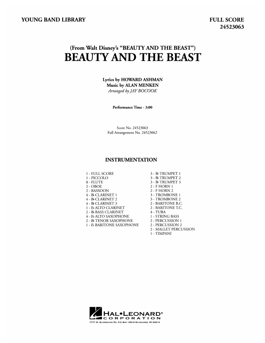 Beauty and the Beast - click here