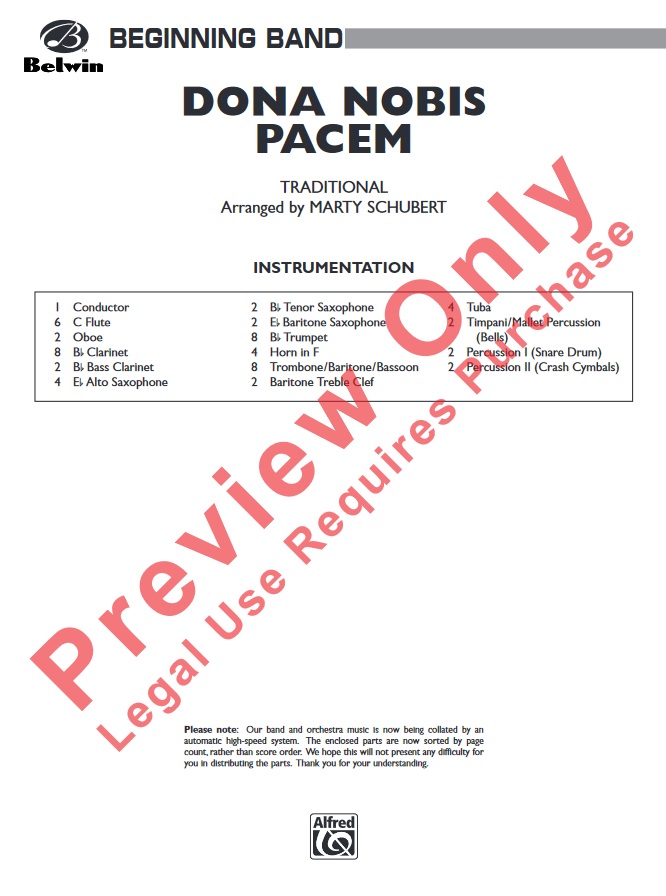 Dona Nobis Pacem - click here