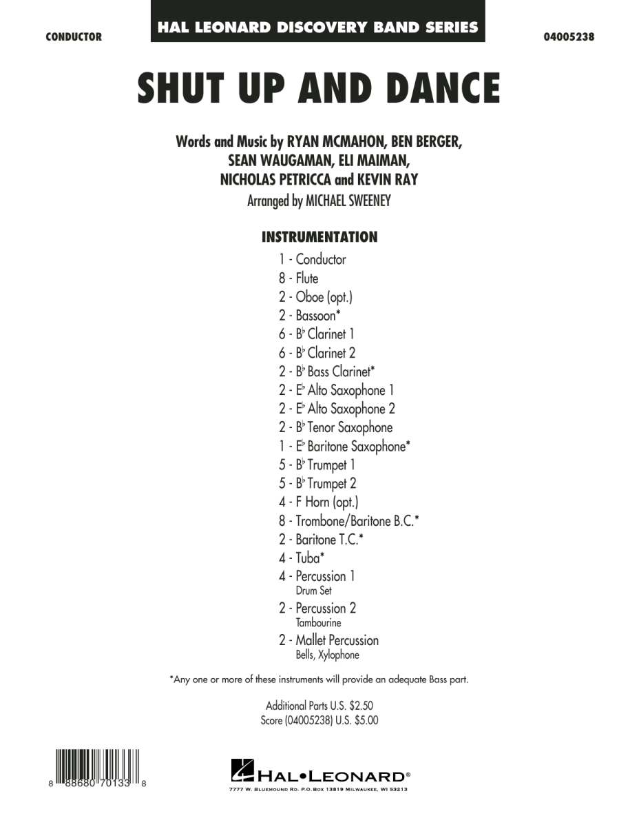 Shut Up and Dance - click here