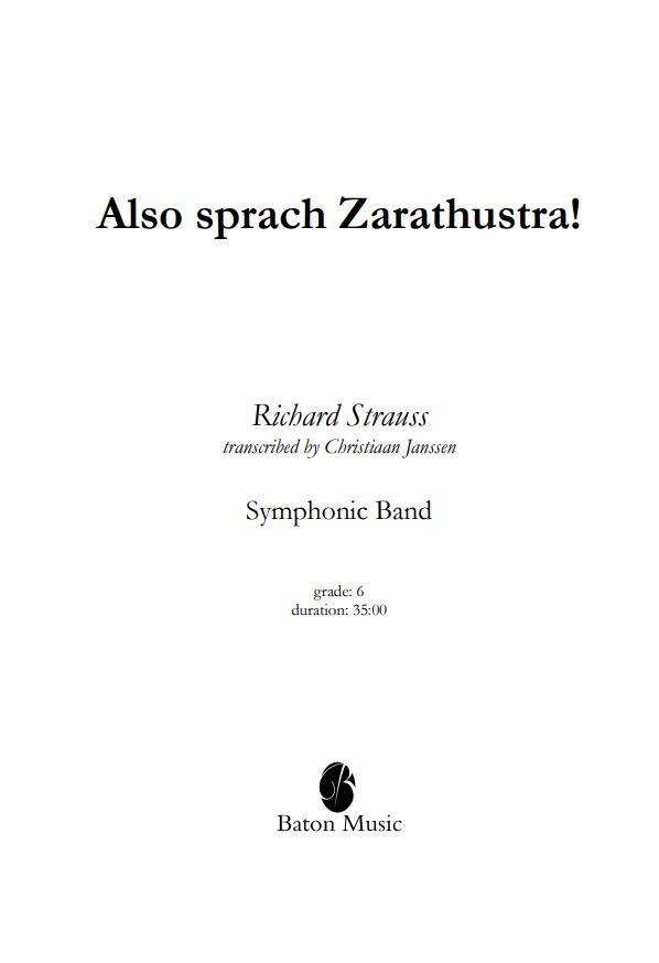 Also sprach Zarathustra - click here