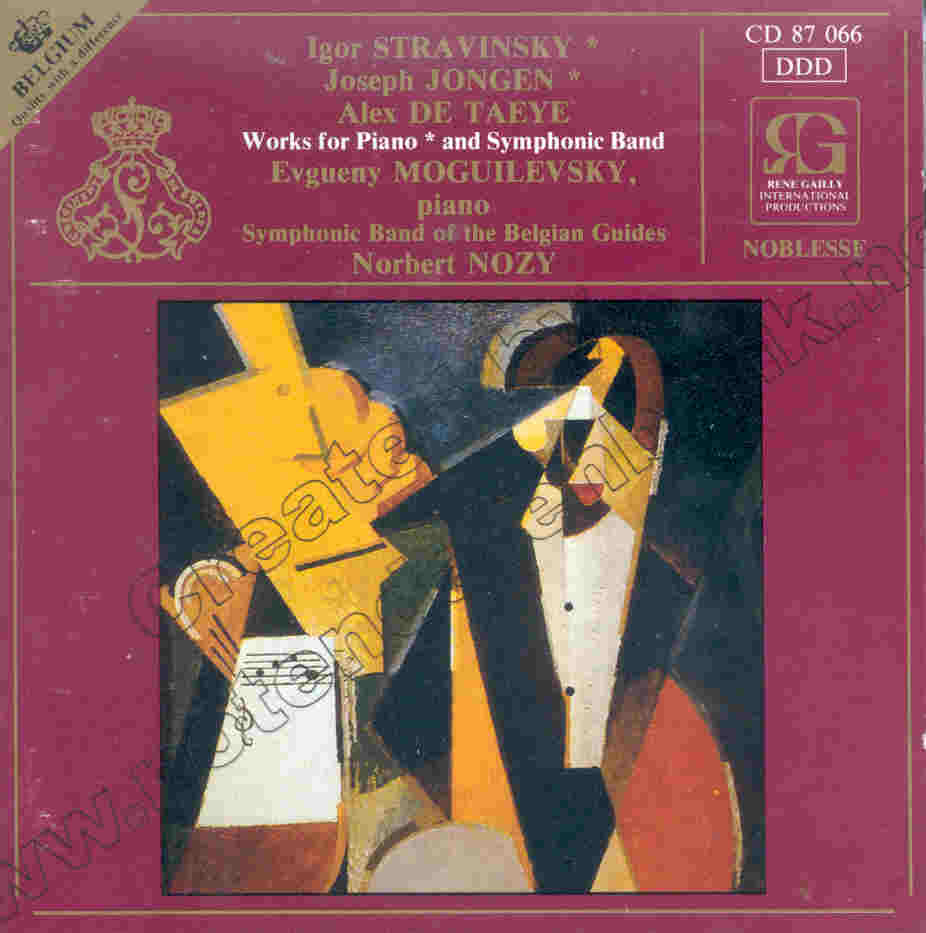 Stravinsky-Jongen-De Taeye - click here