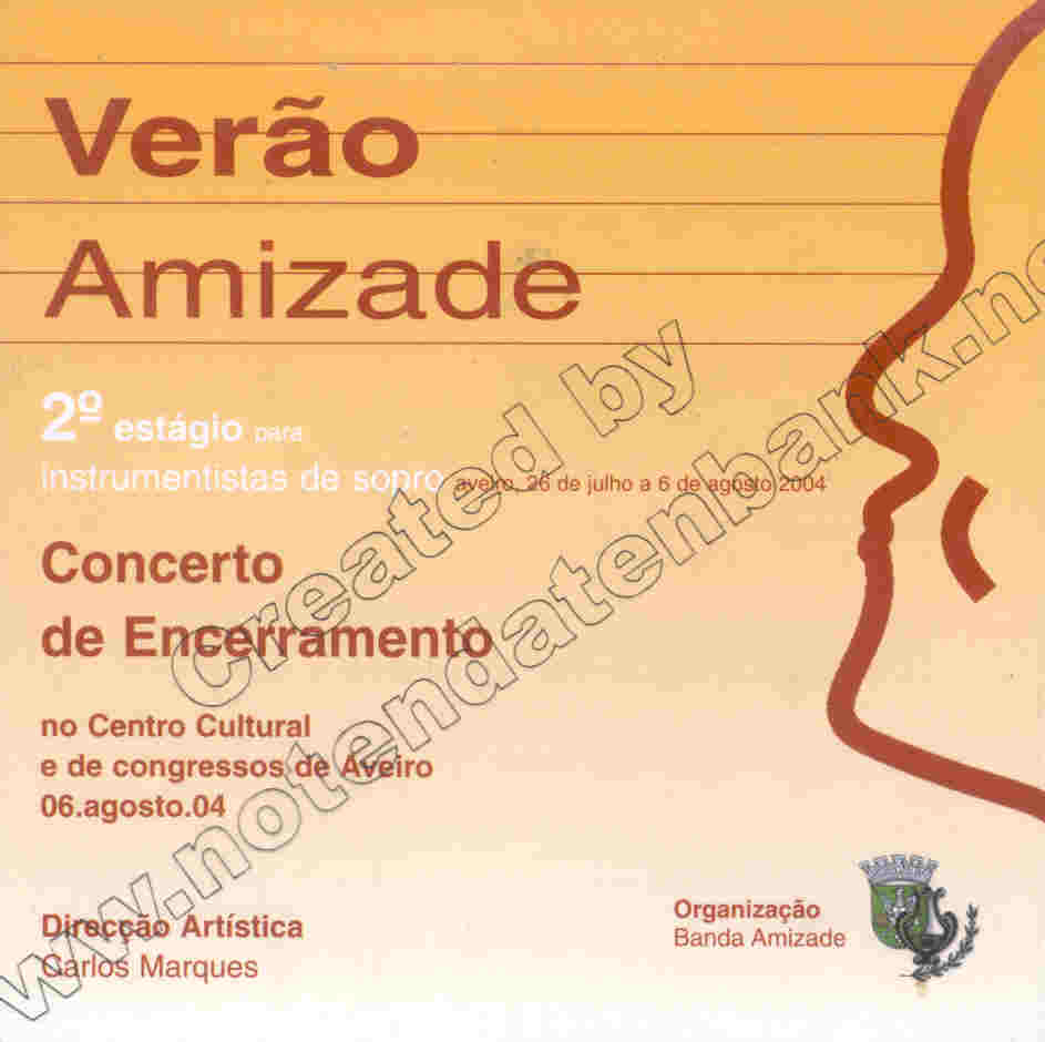 Verao Amizade: 2 estgio para instrumentistas de sopro - click here