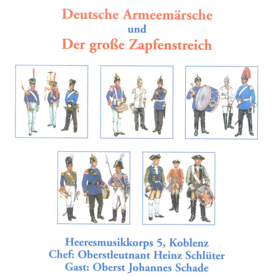 Deutsche Armeemrsche und Der grosse Zapfenstreich - click here