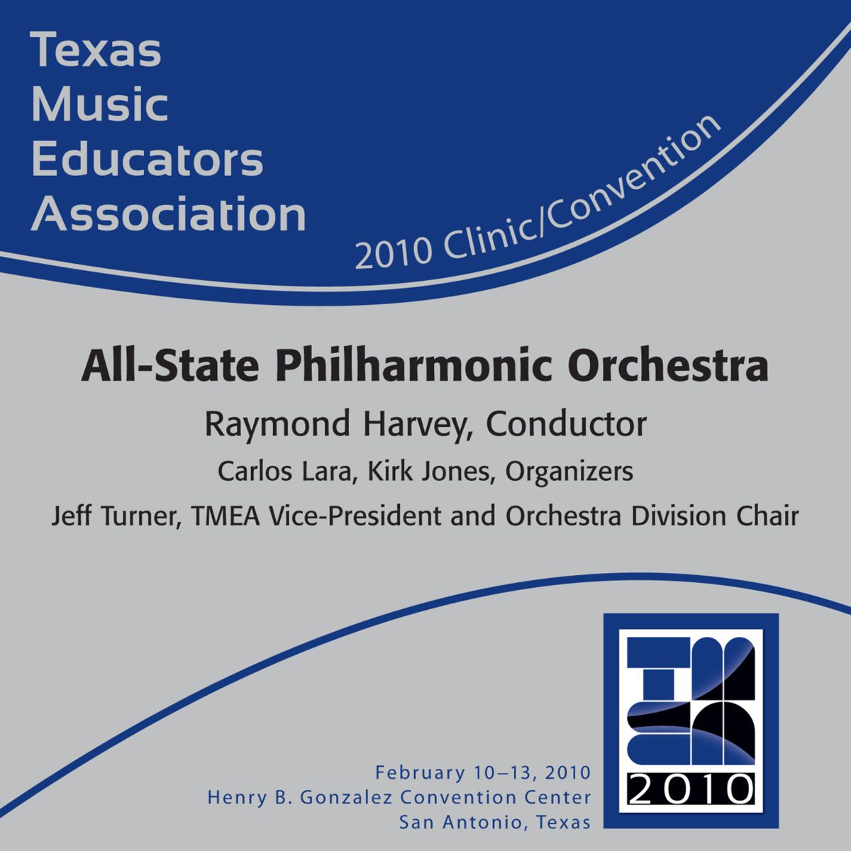 2010 Texas Music Educators Association: All-State Philharmonic Orchestra - click here