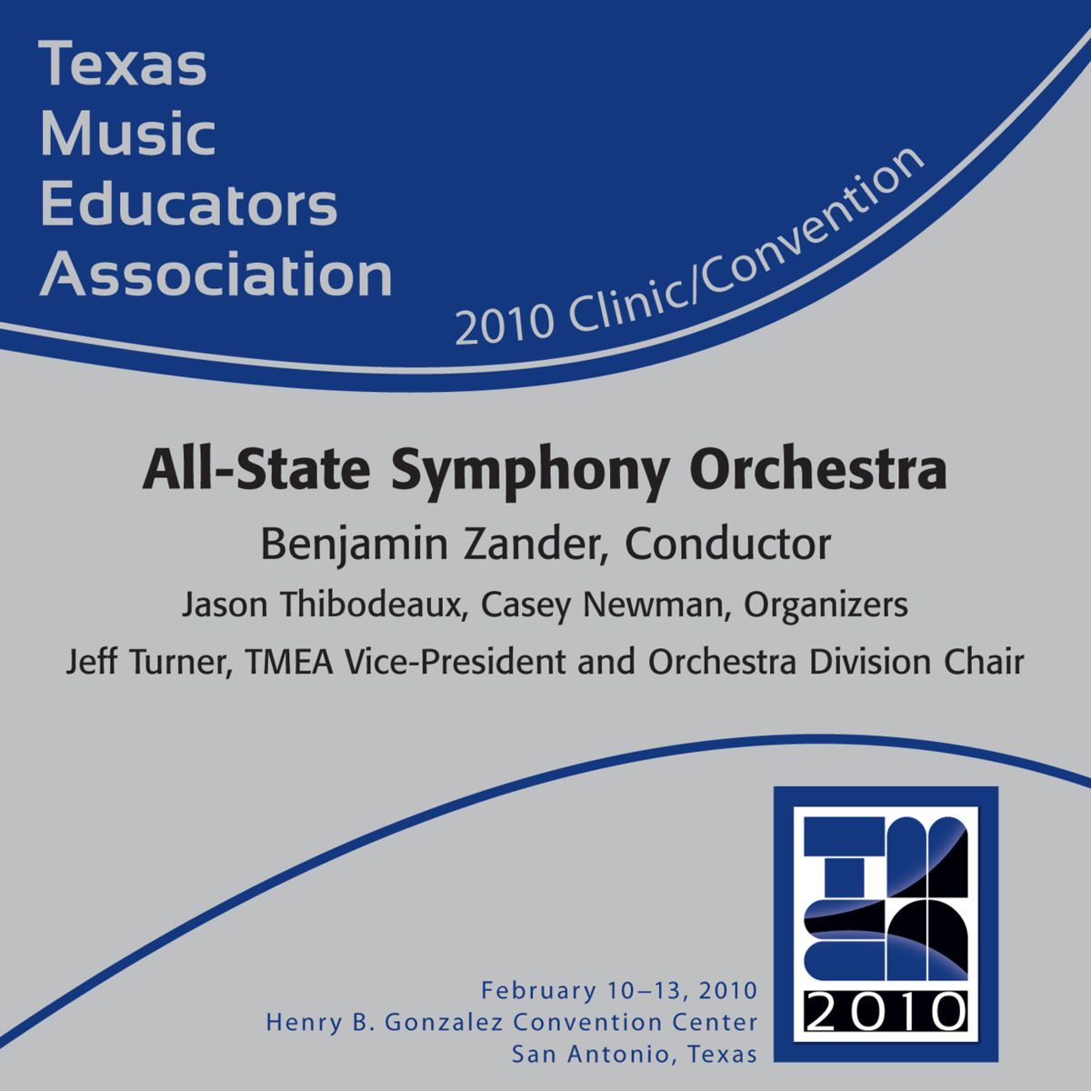 2010 Texas Music Educators Association: All-State Symphony Orchestra - click here