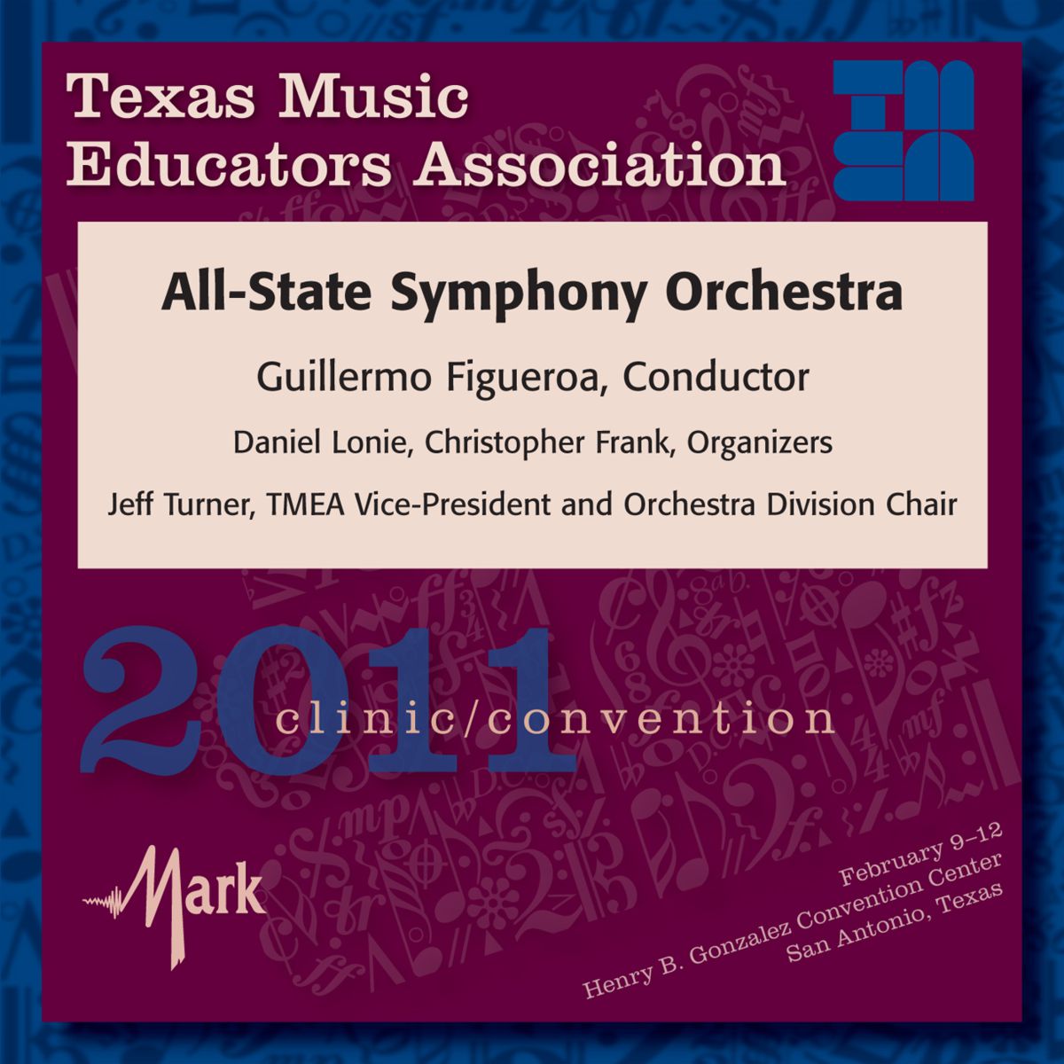 2011 Texas Music Educators Association: All-State Symphony Orchestra - click here 2011 Texas Music Educators Association: All-State Symphony Orchestra - click here