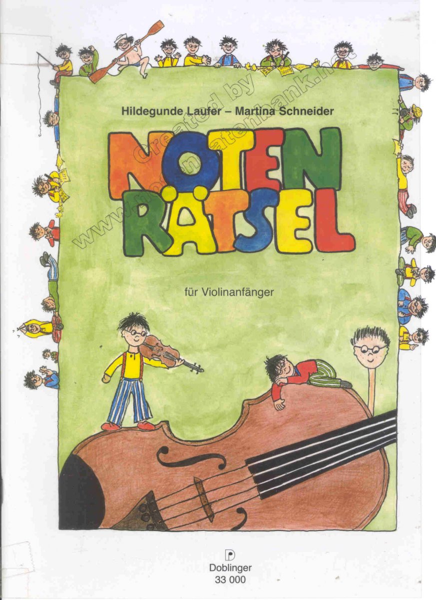 Notenr�tsel f�r Violinanf�nger - click here