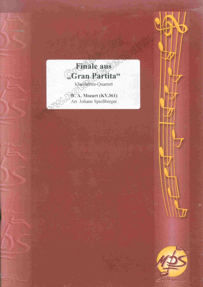 Gran Partita: 7. Satz Finale (Molto Allegro) - click here Gran Partita: 7. Satz Finale (Molto Allegro) - click here