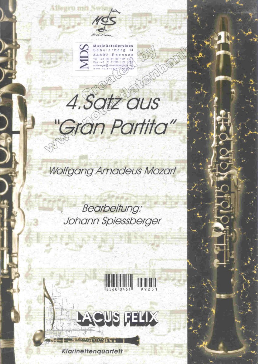 Gran Partita: 4.Satz (Menuetto - Allegretto) - click here Gran Partita: 4.Satz (Menuetto - Allegretto) - click here