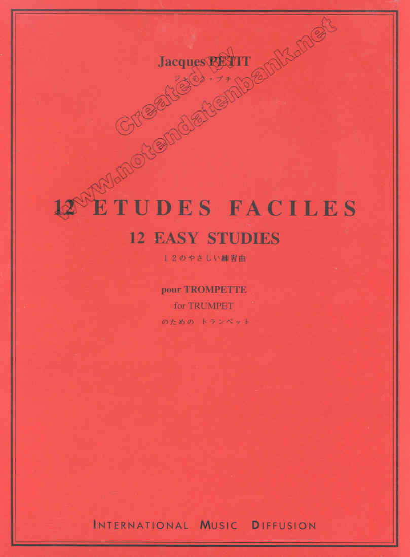 12 Etudes Faciles (12 Easy Studies) - click here