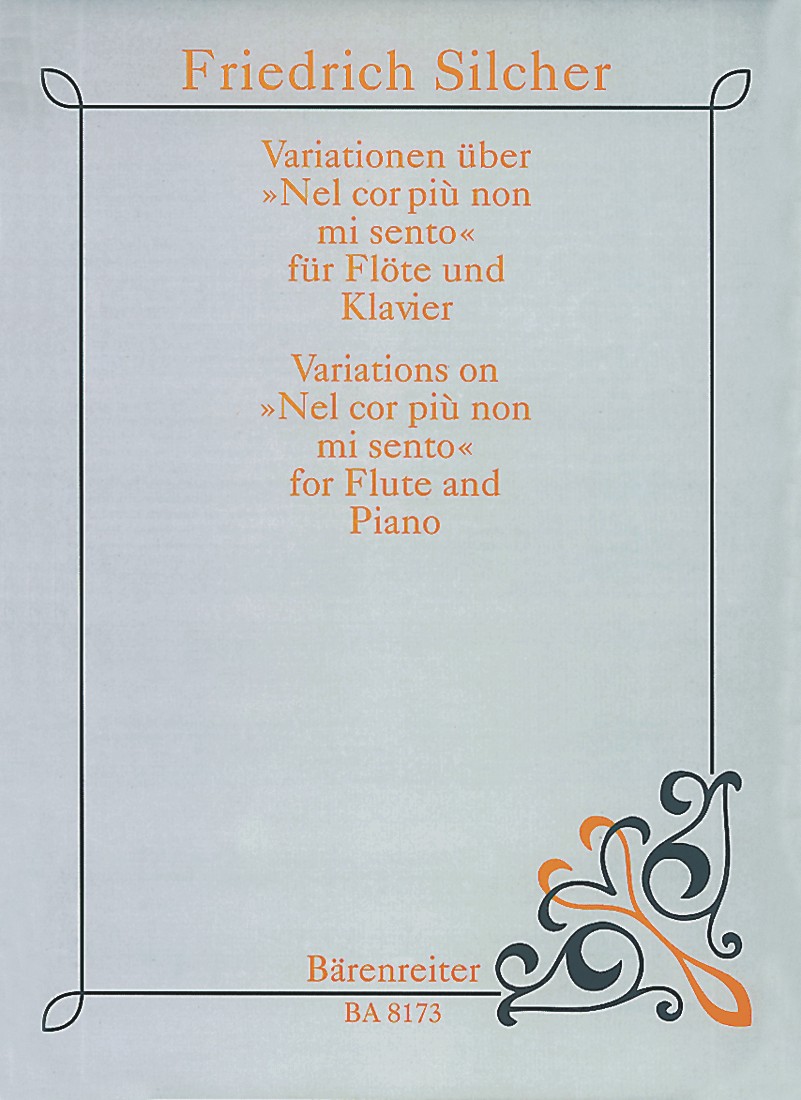 Variationen �ber / Variations on 'Nel cor pi� non mi sento' - click here