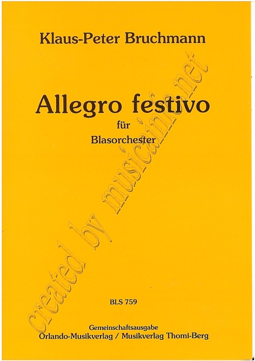 Allegro Festivo - click here Allegro Festivo - click here