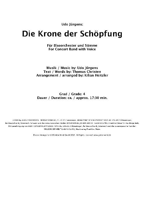 Krone der Sch�pfung, Die - click here