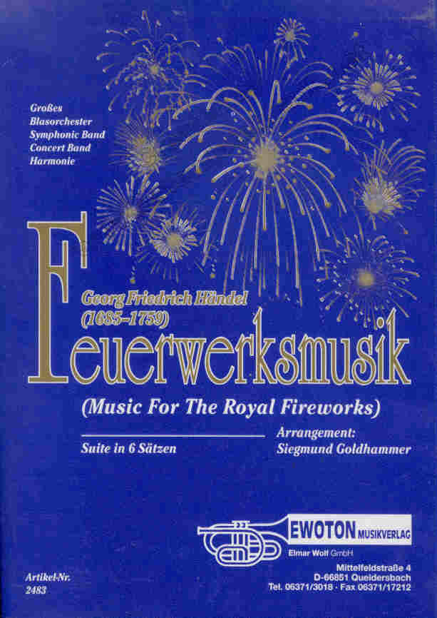 Feuerwerksmusik (Music for the Royal Fireworks) - click here