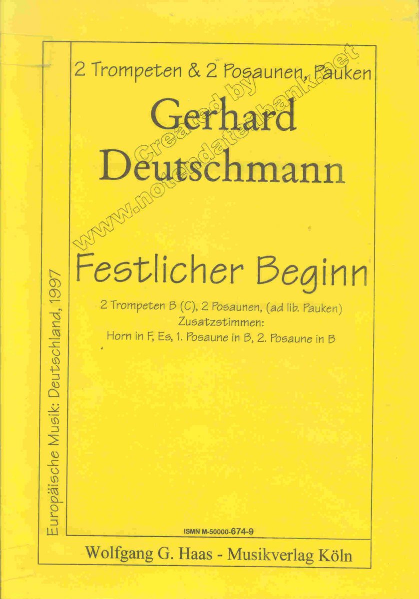 Festlicher Beginn - click here