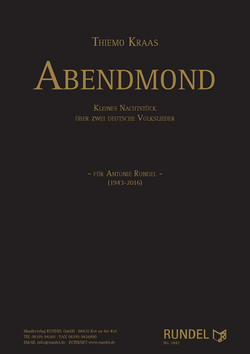 Abendmond (Kleines Nachtlied �ber zwei deutsche Volkslieder) - click here