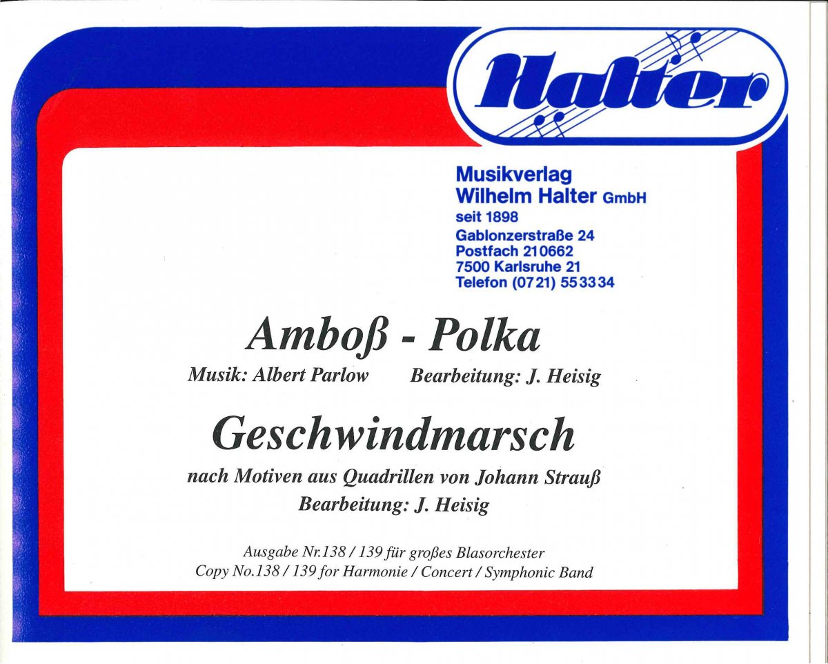 Geschwindmarsch (nach Motiven aus Quadrillen) - click here