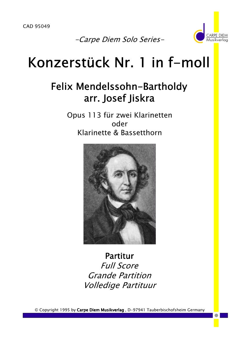 Konzertstück Nr. 1 f-moll - click here Konzertstück Nr. 1 f-moll - click here