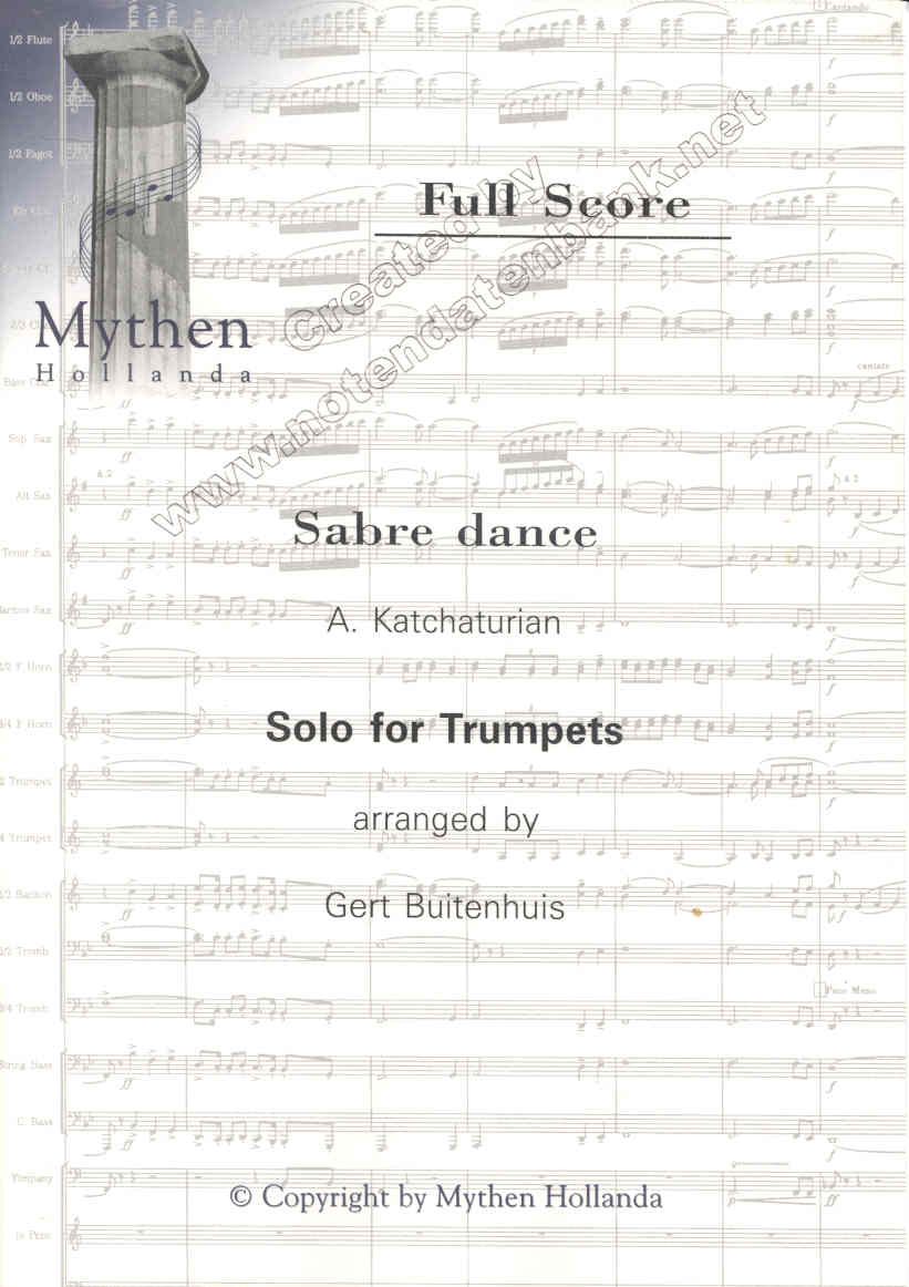 Sabre Dance from 'Gayaneh' (Säbeltanz) - click here Sabre Dance from 'Gayaneh' (Säbeltanz) - click here