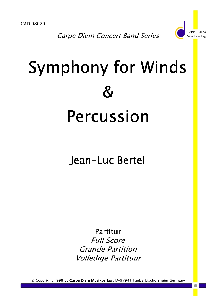 Symphony for Winds and Percussion - click here
