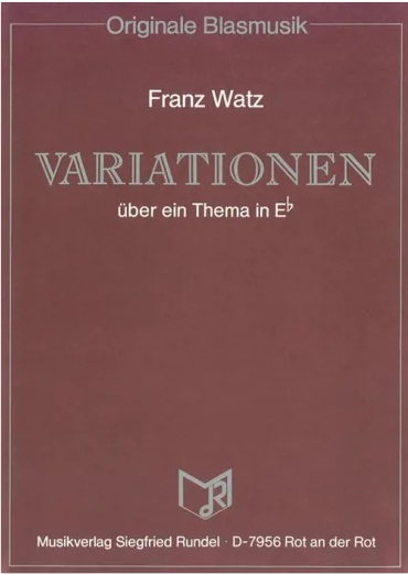 Variationen über ein Thema in Eb - click here Variationen über ein Thema in Eb - click here