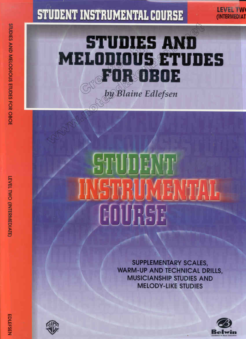Studies and melodious Etudes for Oboe #2 - click here